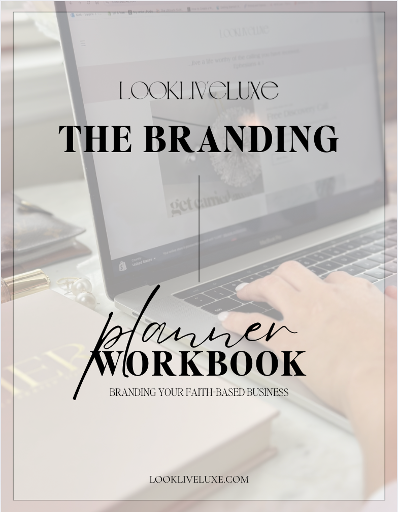 Luxe Branding Planner Workbook